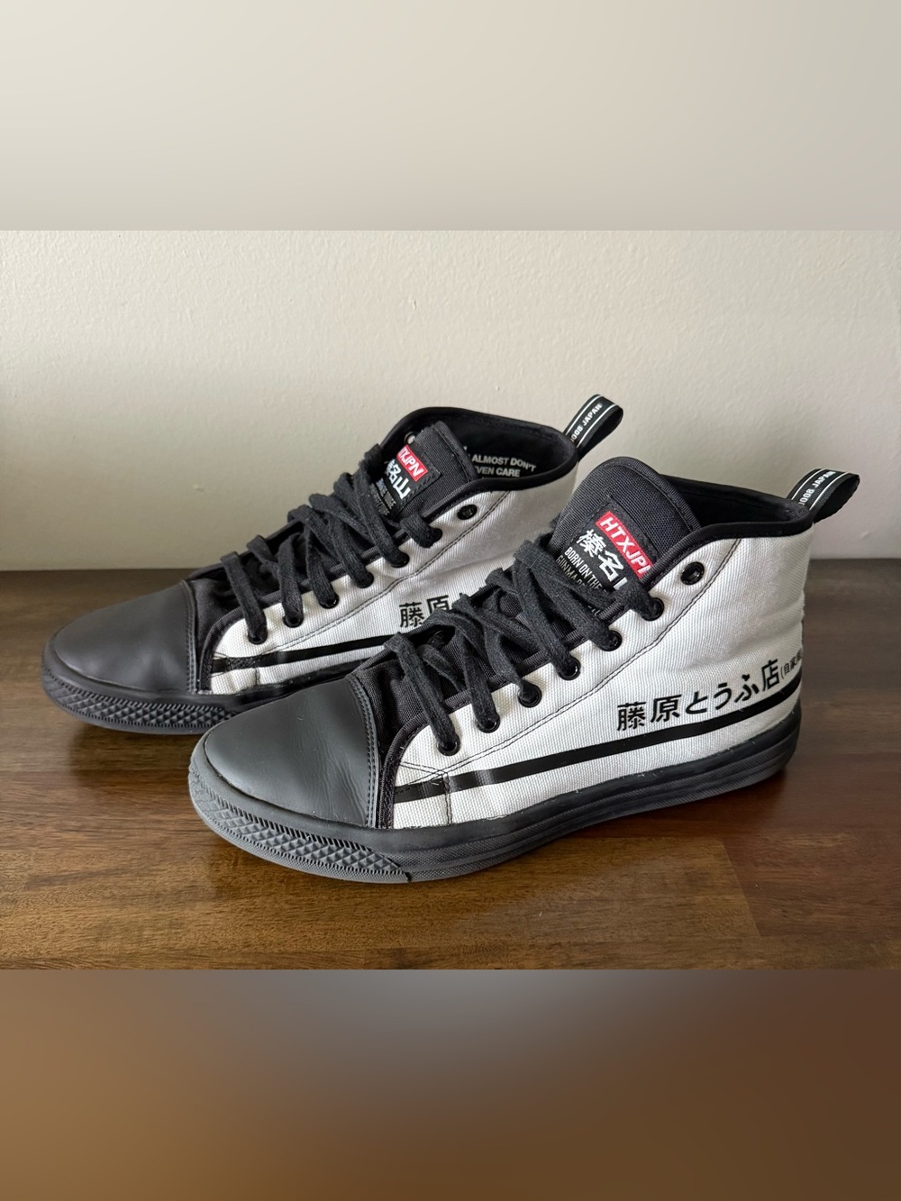 HTXJPN Fuji 2 White Black Panda Gunma Style High Hi Top Sneakers Men’s Size 9